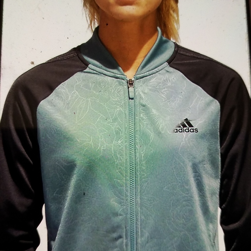 Adidas floral printed jacket